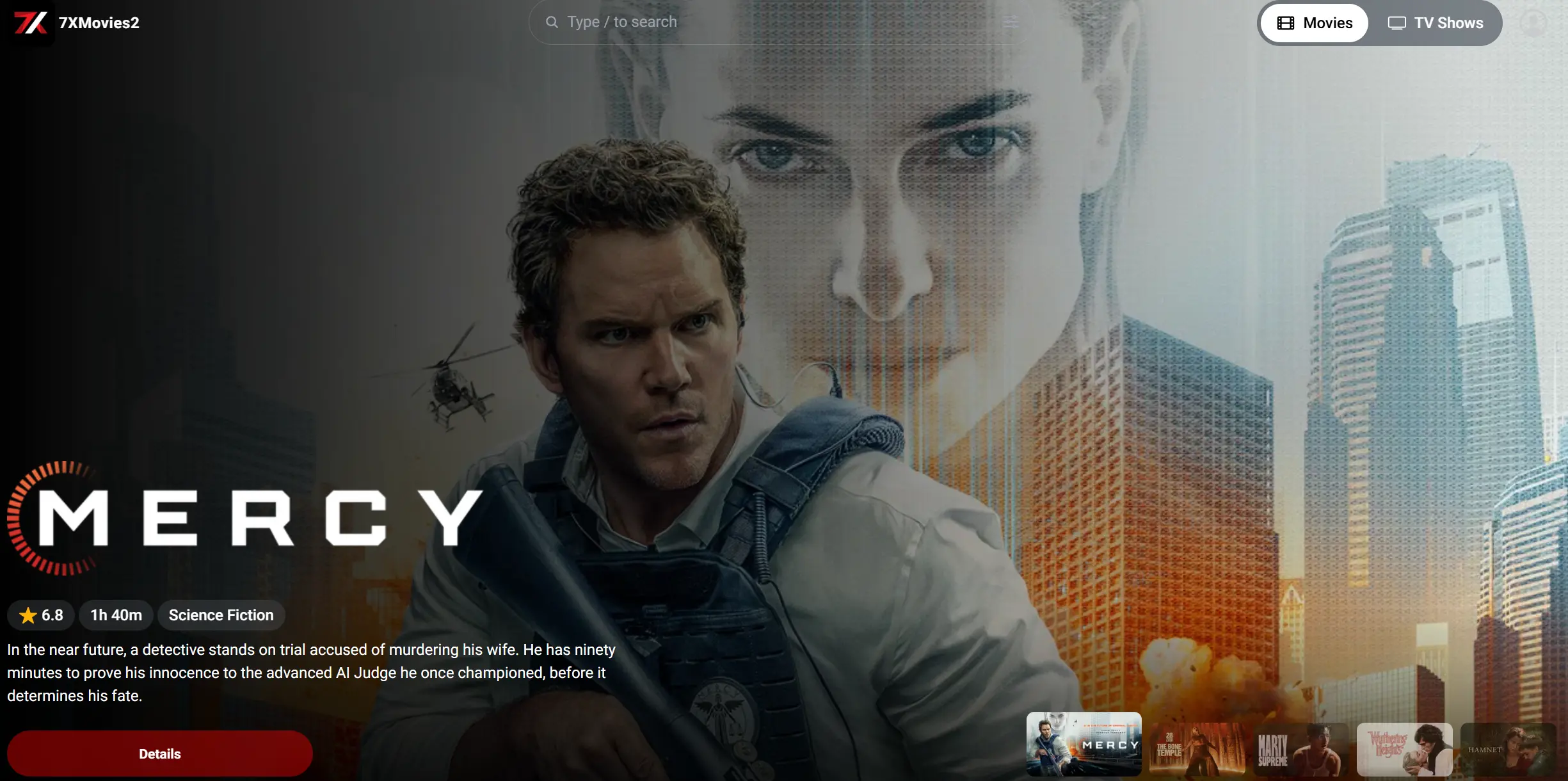 Preview of movies2.7xstream.tv