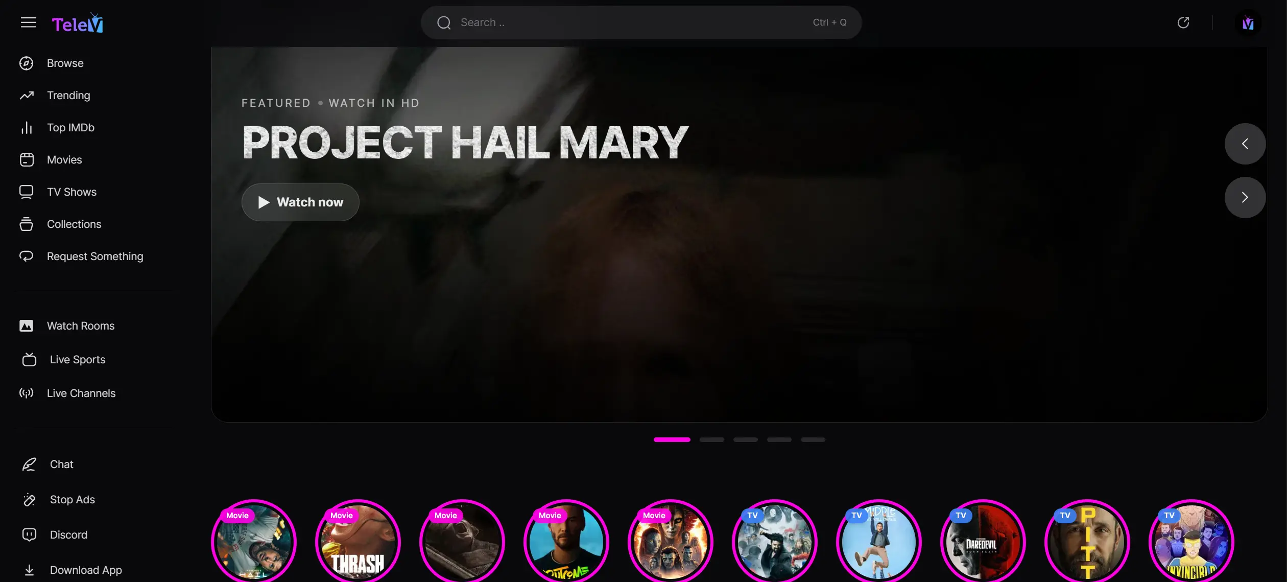 Preview of stream.telev.tv